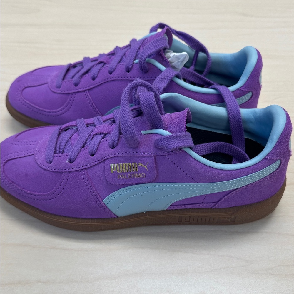 Puma Palermo Athletic shoes size 6, purple, new in box, - Picture 2 of 11